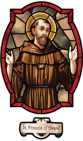 decorative stained glass window film saint